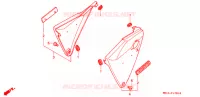 COUVERCLES LATERAUX pour Honda BIG ONE 1000 de 1995