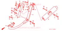 SILENCIEUX D'ECHAPPEMENT pour Honda CBR 125 BICOLOR de 2005