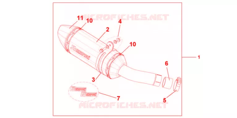 SILENCIEUX TITANE Honda MOTO 600 HORNET 2011  CB600FAB