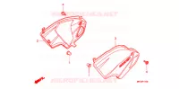 COUVERCLES LATERAUX pour Honda CB 600 F HORNET de 2011