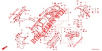 GARDE BOUE ARRIERE (CRF1100A2/A4/AL2/D2/D4/DL2/DL4) pour Honda AFRICA TWIN 1100 ADVENTURE de 2021