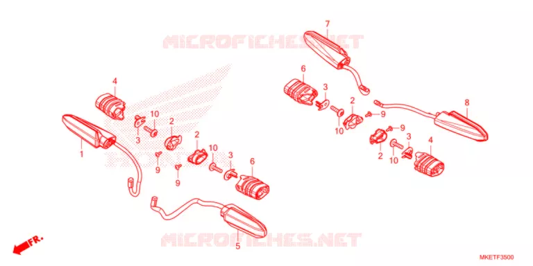 CLIGNOTANT Honda MOTO 450 CRF 2021  CRF450RLM