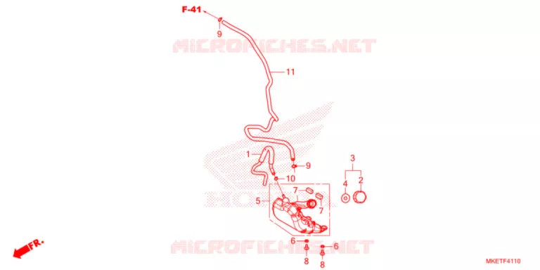 VASE D'EXPANSION Honda MOTO 450 CRF 2021  CRF450RLM