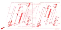 FOURCHE pour Honda FORZA 750 de 2021