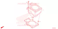 CYLINDRE pour Honda FOURTRAX 420 RANCHER 4X4 DCT EPS de 2021