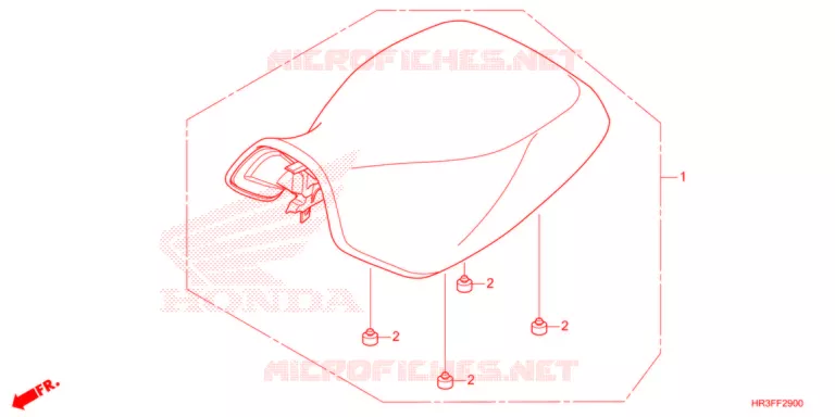 SELLE Honda ATV 420 FOURTRAX 2021  TRX420FM2M