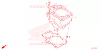 CYLINDRE pour Honda FOURTRAX 420 RANCHER 2X4 BASE de 2021
