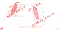 AMORTISSEUR ARRIERE pour Honda FOURTRAX 520 FOREMAN RUBICON 4X4 AT DCT EPS de 2021