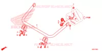 BARRE ANTI ROULIS pour Honda FOURTRAX 520 FOREMAN RUBICON 4X4 AT DCT EPS de 2021