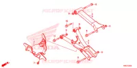 BRAS ARRIERE pour Honda FOURTRAX 520 FOREMAN RUBICON 4X4 AT DCT EPS de 2021