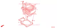 CYLINDRE pour Honda FOURTRAX 520 FOREMAN RUBICON 4X4 AT DCT EPS de 2021