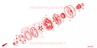 EMBRAYAGE pour Honda FOURTRAX 520 FOREMAN RUBICON 4X4 AT DCT EPS de 2021