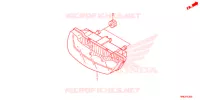 FEU ARRIERE pour Honda FOURTRAX 520 FOREMAN RUBICON 4X4 AT DCT EPS de 2021