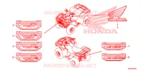 AUTOCOLLANTS pour Honda FOURTRAX 520 FOREMAN 4X4 EPS de 2021