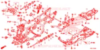 CADRE pour Honda FOURTRAX 520 FOREMAN RUBICON 4X4 EPS RED de 2021