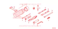 OUTIL pour Honda FOURTRAX 520 FOREMAN RUBICON 4X4 EPS RED de 2021