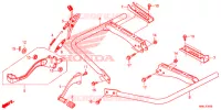 PEDALE   REPOSE PIED pour Honda FOURTRAX 520 FOREMAN RUBICON 4X4 EPS RED de 2021