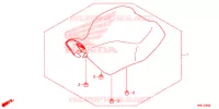 SELLE pour Honda FOURTRAX 520 FOREMAN RUBICON 4X4 EPS RED de 2021