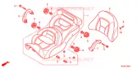 SELLE pour Honda GL 1800 GOLD WING ABS NAVI AIRBAG RED de 2015