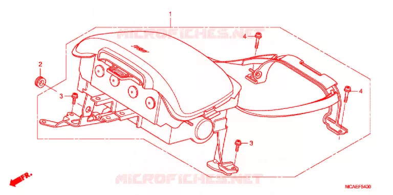 MODULE AIRBAG Honda MOTO 1800 GOLD-WING 2015  GL1800F
