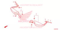 PROTEGES MAINS pour Honda CROSSTOURER 1200 DCT ABS TITANIUM de 2014
