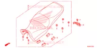 SELLE pour Honda CROSSTOURER 1200 DCT TITANIUM de 2014