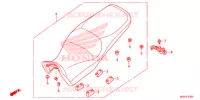SELLE pour Honda CROSSTOURER 1200 de 2015