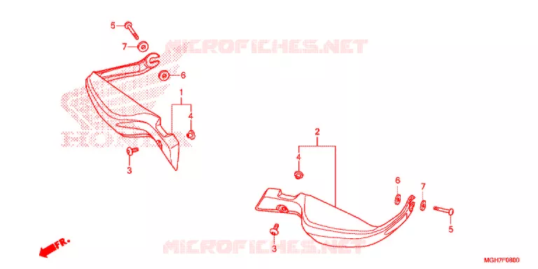 PROTEGES MAINS Honda MOTO 1200 CROSSTOURER 2015  VFR1200XF