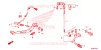 PEDALE pour Honda CROSSTOURER 1200 de 2014