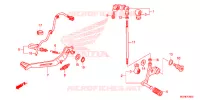 PEDALE pour Honda CROSSTOURER 1200 de 2014