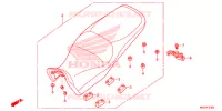 SELLE pour Honda CROSSTOURER 1200 DCT ABS de 2015
