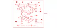 PLATINE DE TOP CASE pour Honda CROSSTOURER 1200 de 2012