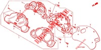 COMPTEUR pour Honda 125 VARADERO DE LUXE de 2012