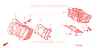 CYLINDRE pour Honda 125 VARADERO de 2011