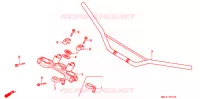 GUIDON   TE DE FOURCHE pour Honda XR 600 R de 1993