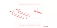 OUTIL pour Honda XR 600 R de 1993