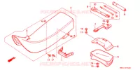SELLE pour Honda XR 600 R de 1993