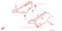 COUVERCLES LATERAUX pour Honda XR 600 R de 1993