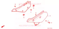 COUVERCLES LATERAUX pour Honda XR 600 R de 1995