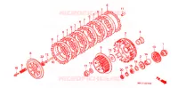 EMBRAYAGE pour Honda XR 600 R de 1995