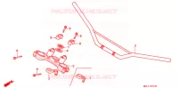 GUIDON   TE DE FOURCHE pour Honda XR 600 R de 1995