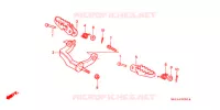 REPOSE PIED pour Honda XR 600 R de 1995