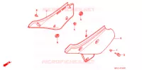 COUVERCLES LATERAUX pour Honda XR 600 R de 1997