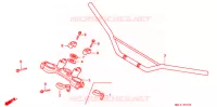 GUIDON   TE DE FOURCHE pour Honda XR 600 R de 1997