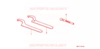 OUTIL pour Honda XR 600 R de 1997