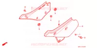 COUVERCLES LATERAUX pour Honda XR 600 R de 1996