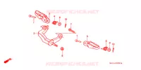 REPOSE PIED pour Honda XR 600 R de 1996