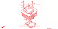 CYLINDRE pour Honda XR 600 R de 1997