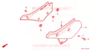 COUVERCLES LATERAUX pour Honda XR 600 R de 1997