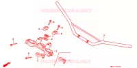 GUIDON   TE DE FOURCHE pour Honda XR 600 R de 1997